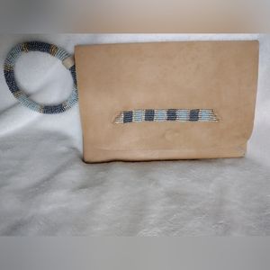 Tan Wristlet